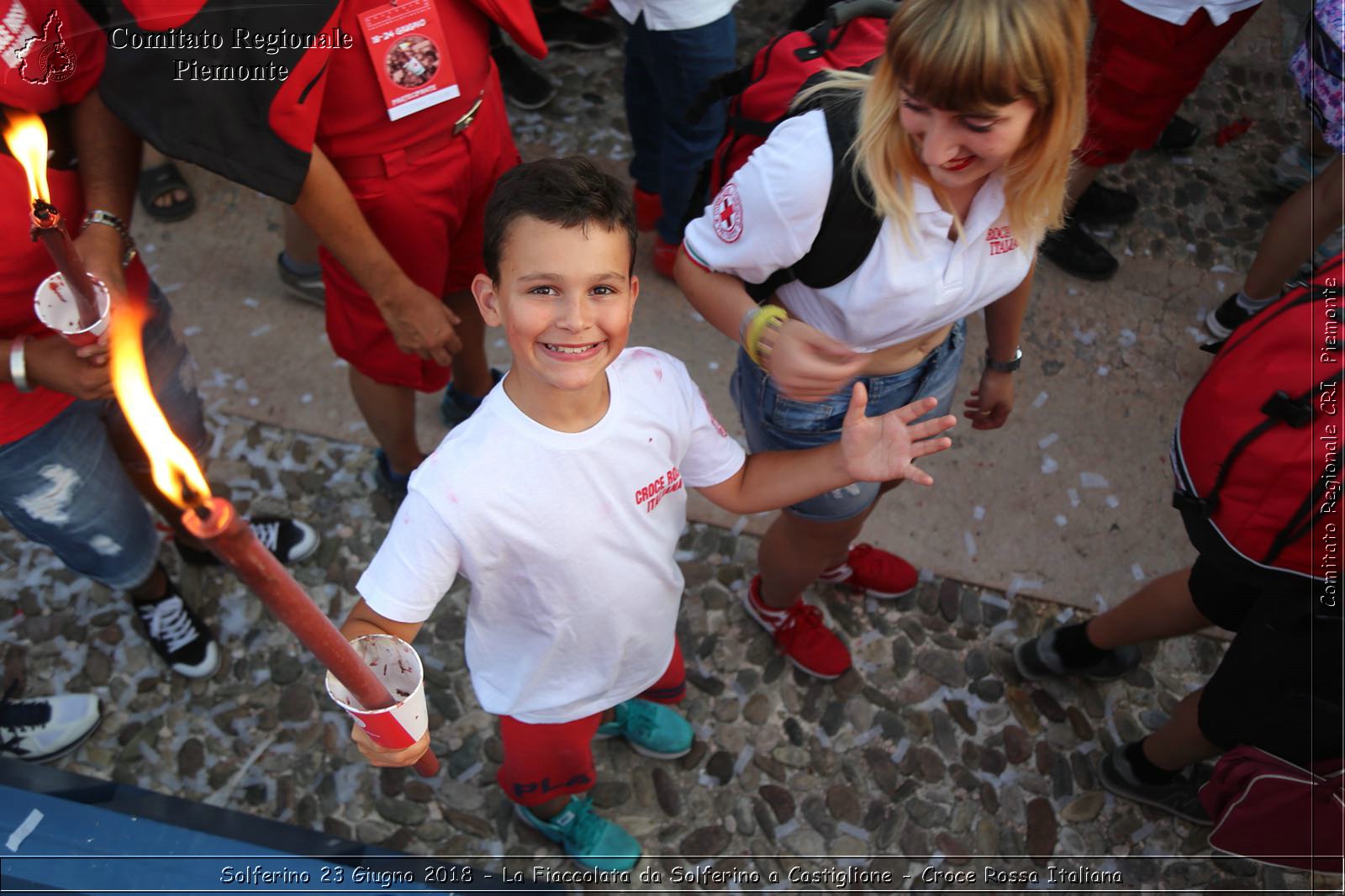 Solferino 23 Giugno 2018 - La Fiaccolata da Solferino a Castiglione - Croce Rossa Italiana- Comitato Regionale del Piemonte