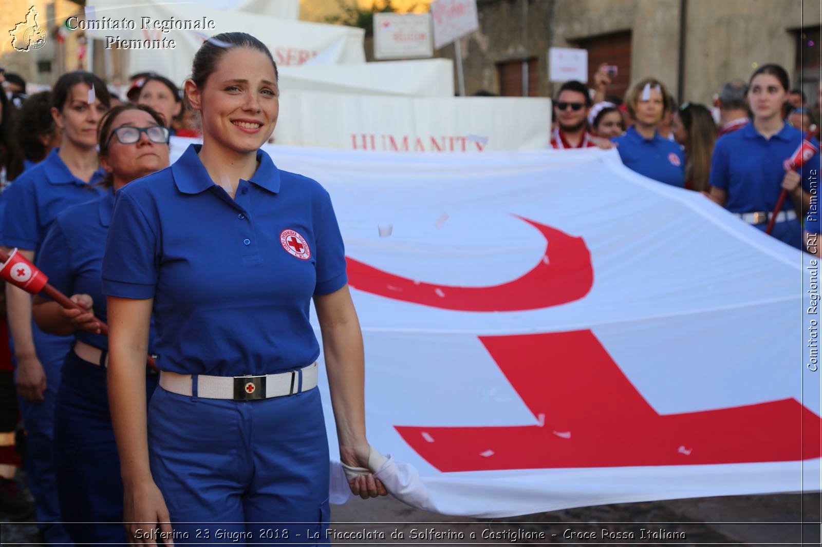 Solferino 23 Giugno 2018 - La Fiaccolata da Solferino a Castiglione - Croce Rossa Italiana- Comitato Regionale del Piemonte