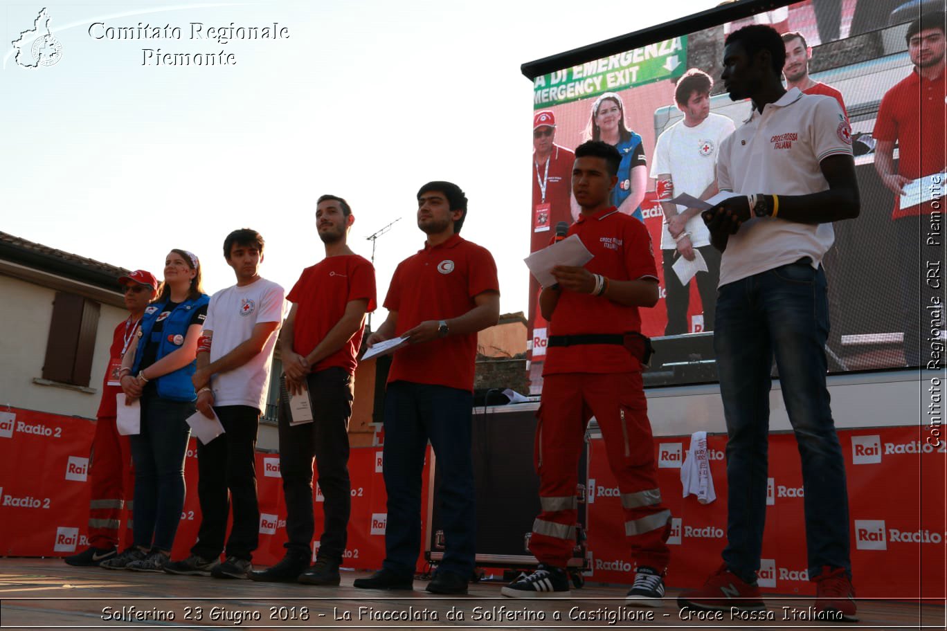 Solferino 23 Giugno 2018 - La Fiaccolata da Solferino a Castiglione - Croce Rossa Italiana- Comitato Regionale del Piemonte