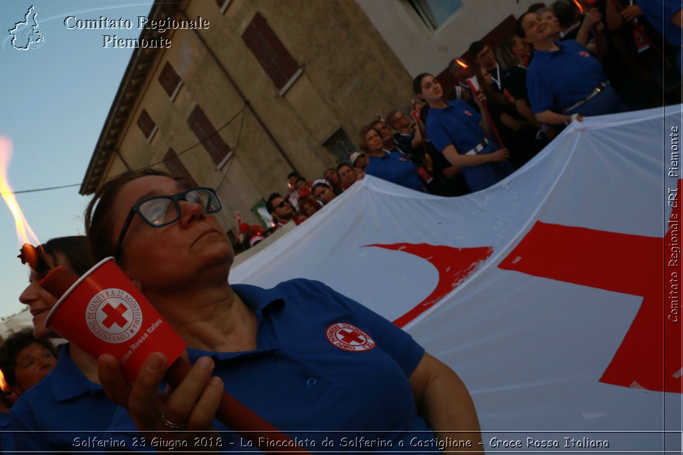 Solferino 23 Giugno 2018 - La Fiaccolata da Solferino a Castiglione - Croce Rossa Italiana- Comitato Regionale del Piemonte