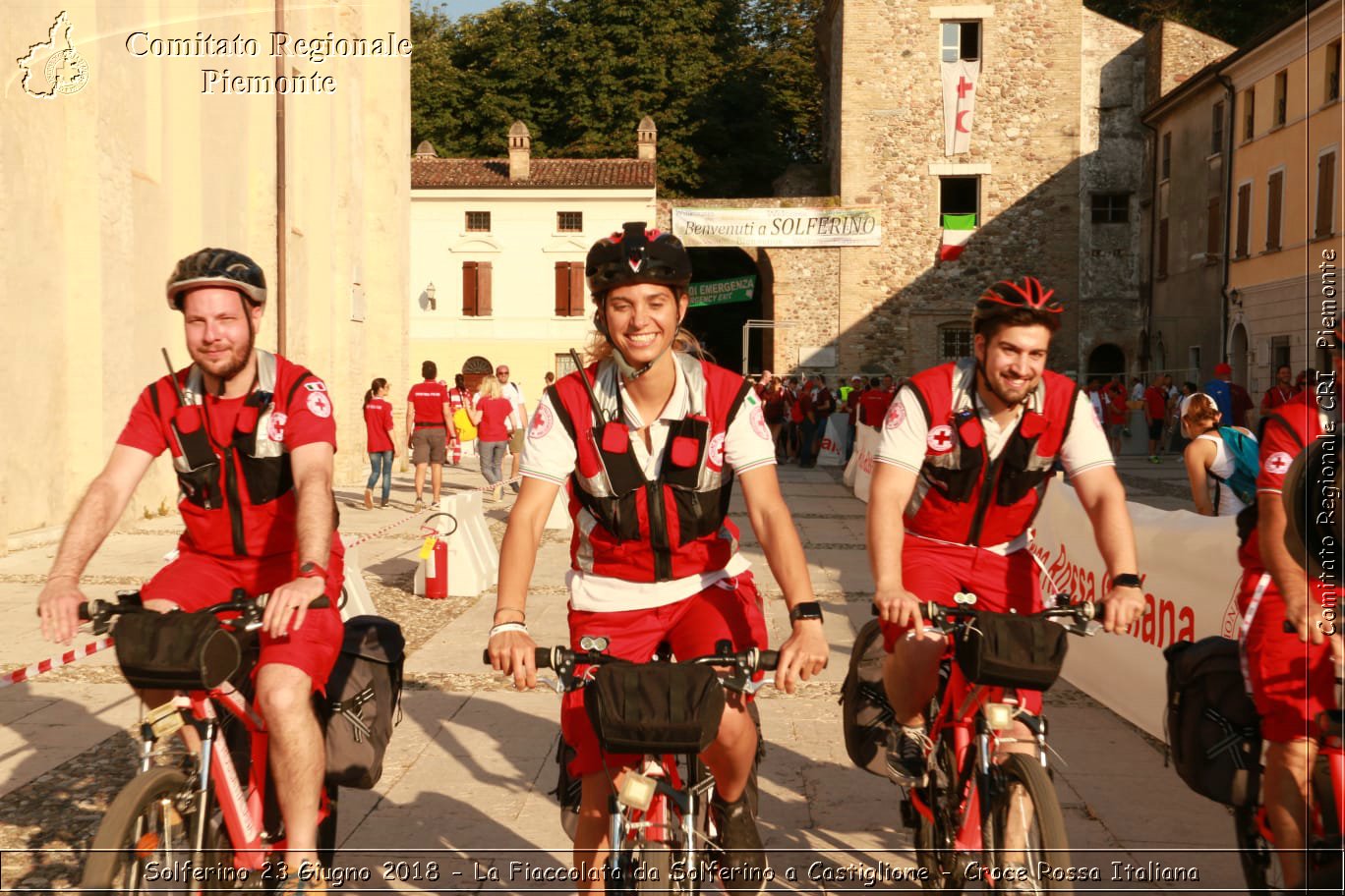 Solferino 23 Giugno 2018 - La Fiaccolata da Solferino a Castiglione - Croce Rossa Italiana- Comitato Regionale del Piemonte