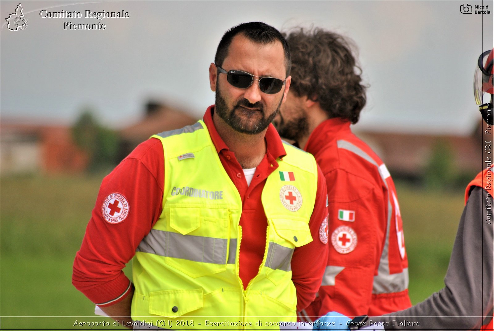 Aeroporto di Levaldigi (CN) 2018 - Esercitazione di Soccorso interforze - Croce Rossa Italiana- Comitato Regionale del Piemonte