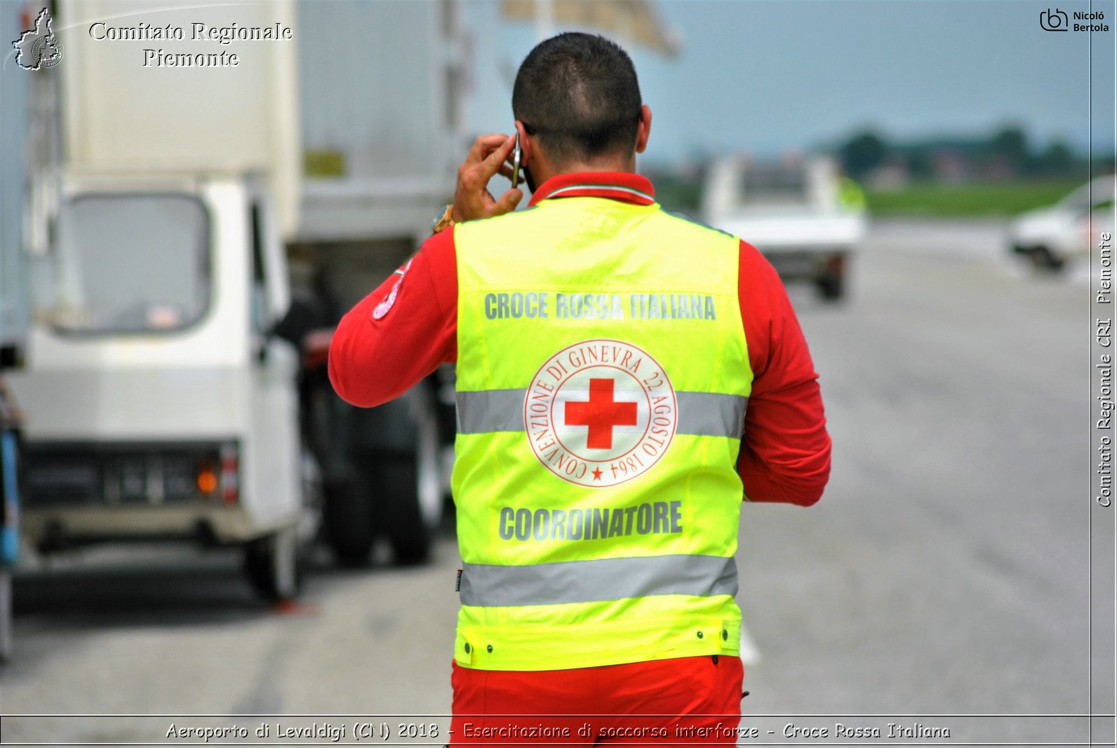 Aeroporto di Levaldigi (CN) 2018 - Esercitazione di Soccorso interforze - Croce Rossa Italiana- Comitato Regionale del Piemonte