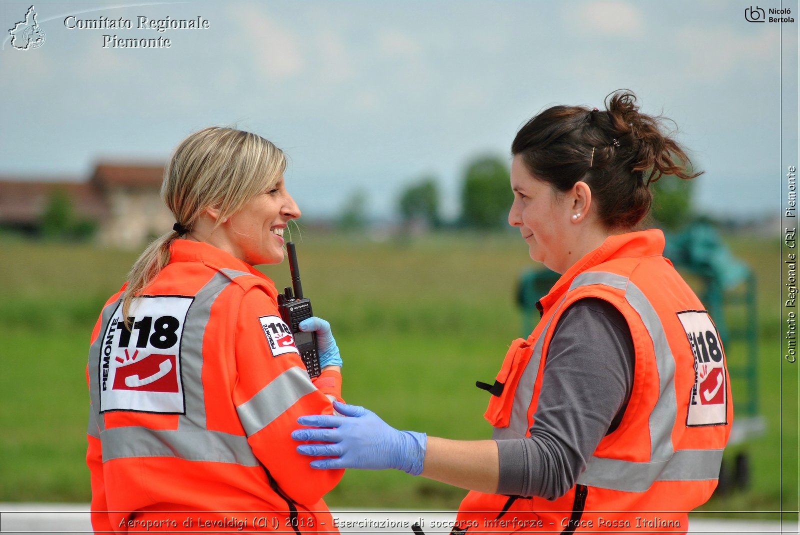 Aeroporto di Levaldigi (CN) 2018 - Esercitazione di Soccorso interforze - Croce Rossa Italiana- Comitato Regionale del Piemonte