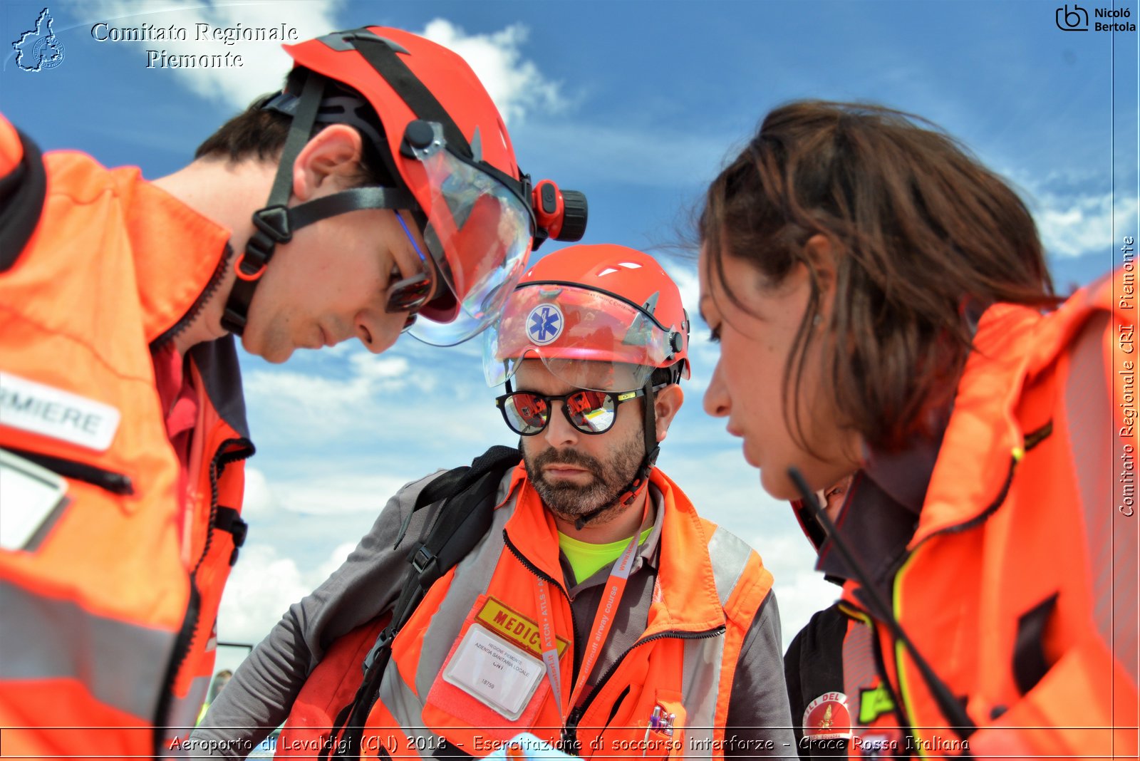 Aeroporto di Levaldigi (CN) 2018 - Esercitazione di Soccorso interforze - Croce Rossa Italiana- Comitato Regionale del Piemonte