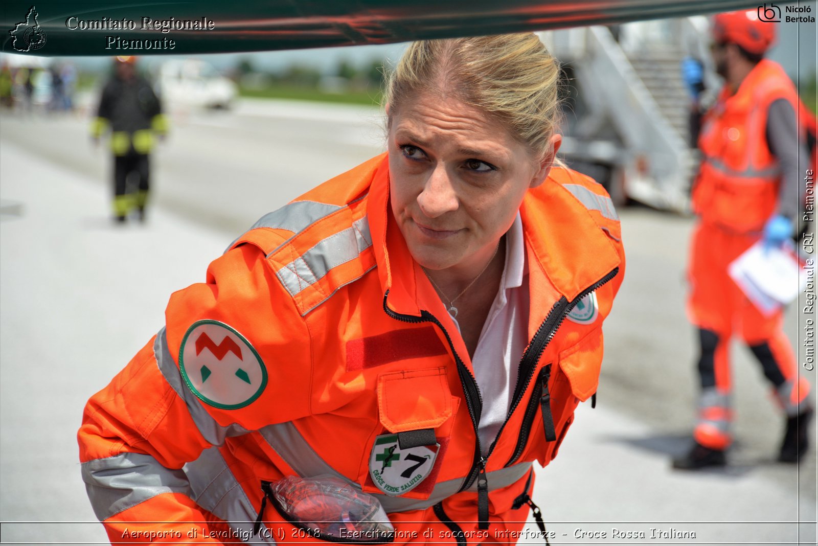 Aeroporto di Levaldigi (CN) 2018 - Esercitazione di Soccorso interforze - Croce Rossa Italiana- Comitato Regionale del Piemonte