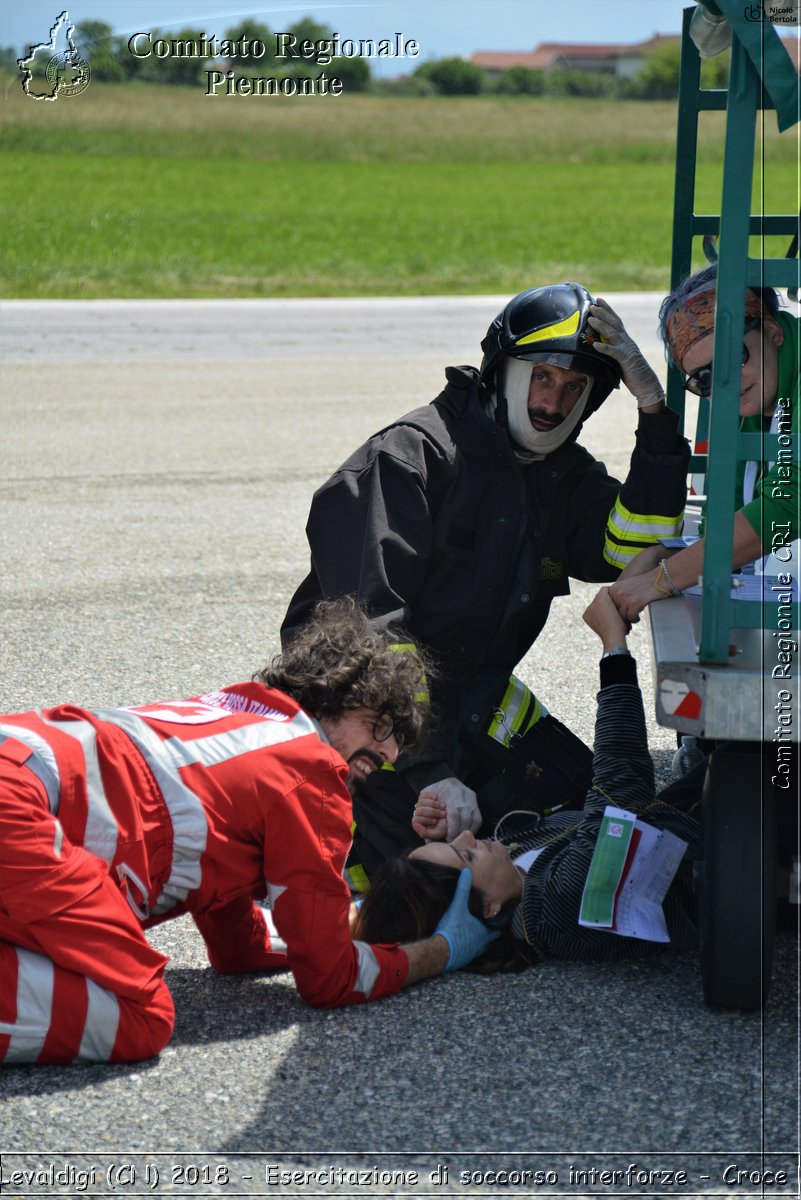 Aeroporto di Levaldigi (CN) 2018 - Esercitazione di Soccorso interforze - Croce Rossa Italiana- Comitato Regionale del Piemonte