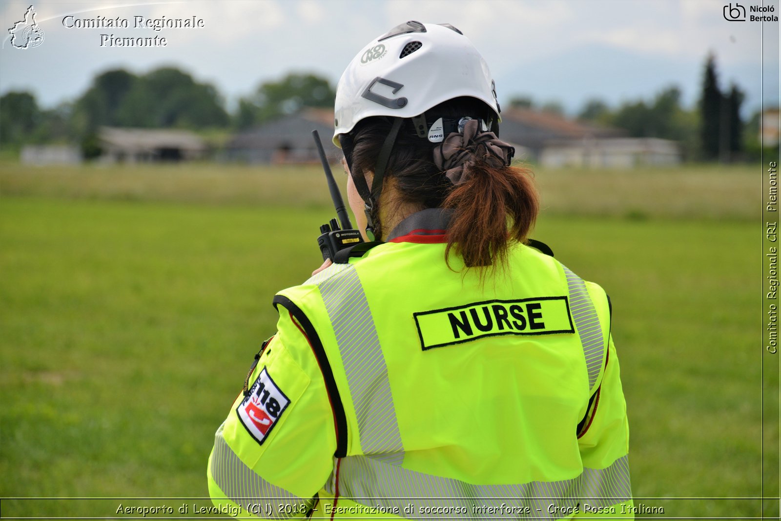 Aeroporto di Levaldigi (CN) 2018 - Esercitazione di Soccorso interforze - Croce Rossa Italiana- Comitato Regionale del Piemonte