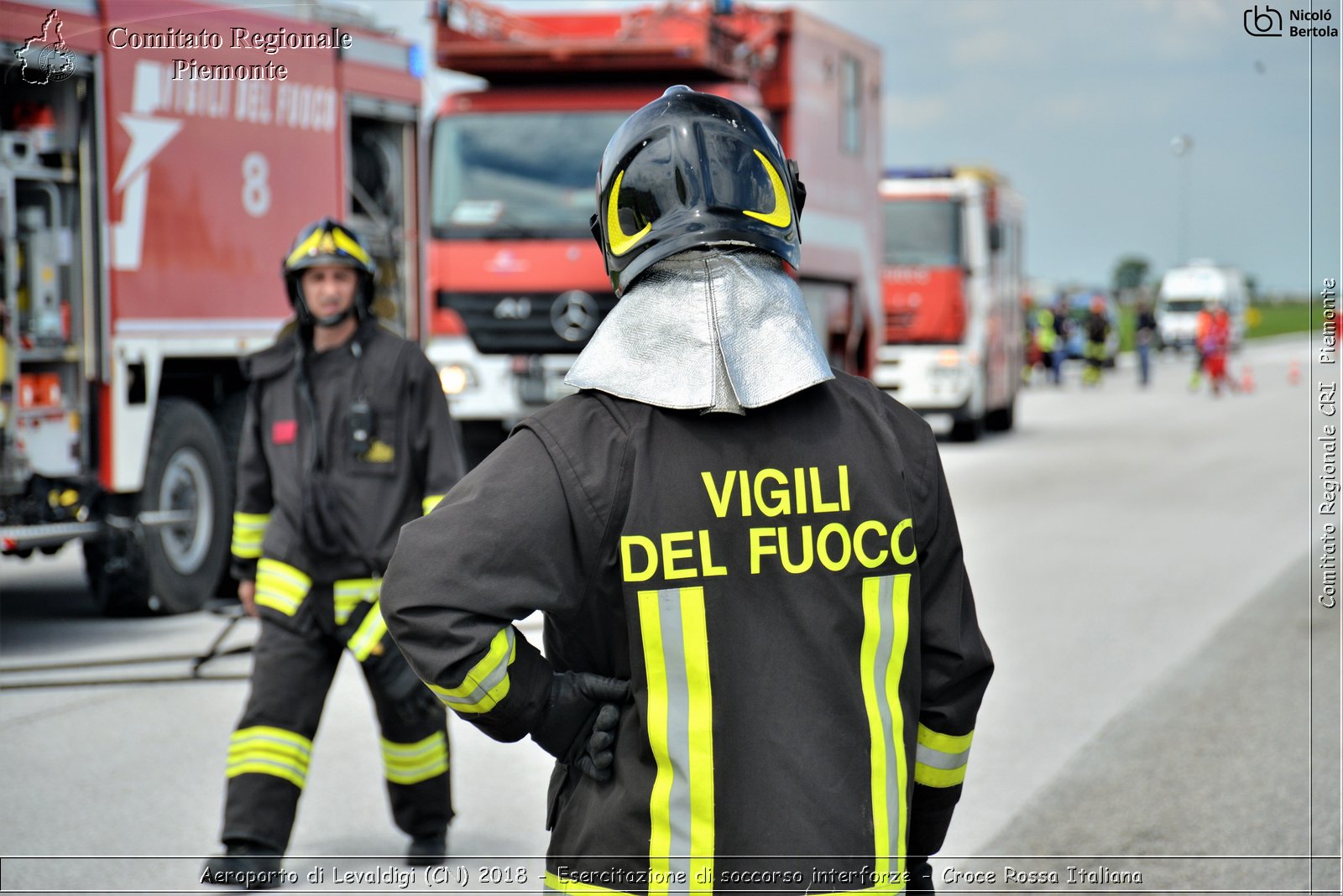 Aeroporto di Levaldigi (CN) 2018 - Esercitazione di Soccorso interforze - Croce Rossa Italiana- Comitato Regionale del Piemonte