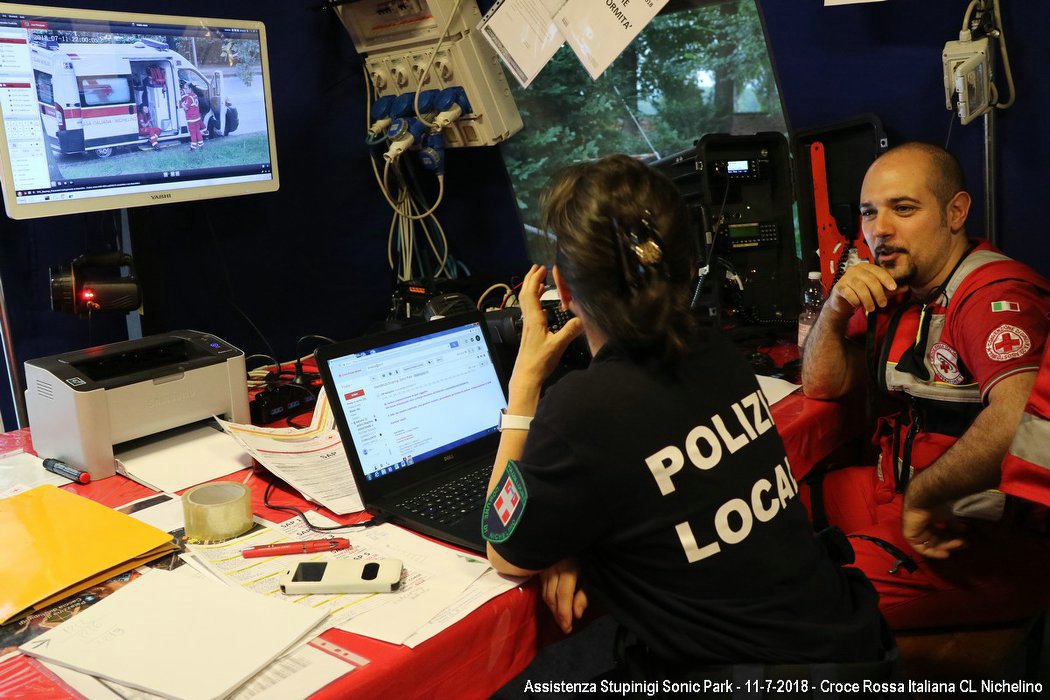 Aeroporto di Levaldigi (CN) 2018 - Esercitazione di Soccorso interforze - Croce Rossa Italiana- Comitato Regionale del Piemonte