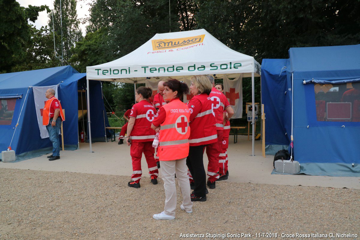 Aeroporto di Levaldigi (CN) 2018 - Esercitazione di Soccorso interforze - Croce Rossa Italiana- Comitato Regionale del Piemonte