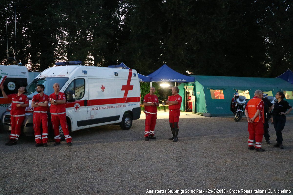 Aeroporto di Levaldigi (CN) 2018 - Esercitazione di Soccorso interforze - Croce Rossa Italiana- Comitato Regionale del Piemonte