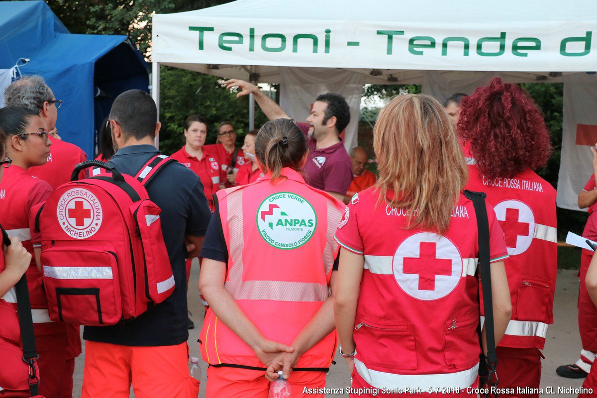 Aeroporto di Levaldigi (CN) 2018 - Esercitazione di Soccorso interforze - Croce Rossa Italiana- Comitato Regionale del Piemonte