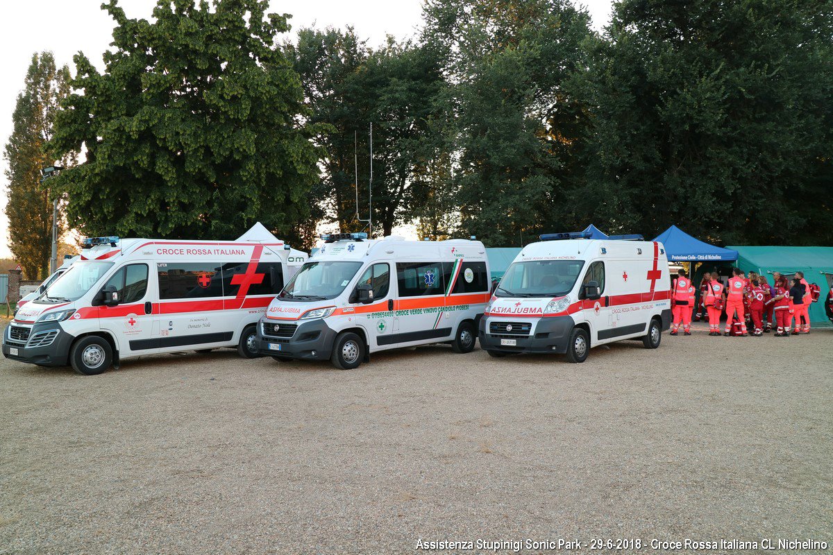 Aeroporto di Levaldigi (CN) 2018 - Esercitazione di Soccorso interforze - Croce Rossa Italiana- Comitato Regionale del Piemonte