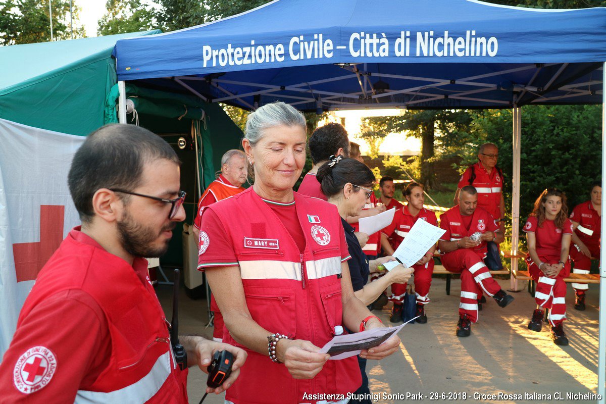 Aeroporto di Levaldigi (CN) 2018 - Esercitazione di Soccorso interforze - Croce Rossa Italiana- Comitato Regionale del Piemonte