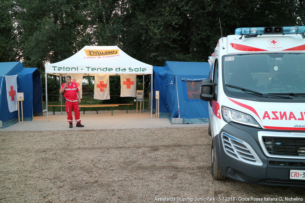 Aeroporto di Levaldigi (CN) 2018 - Esercitazione di Soccorso interforze - Croce Rossa Italiana- Comitato Regionale del Piemonte