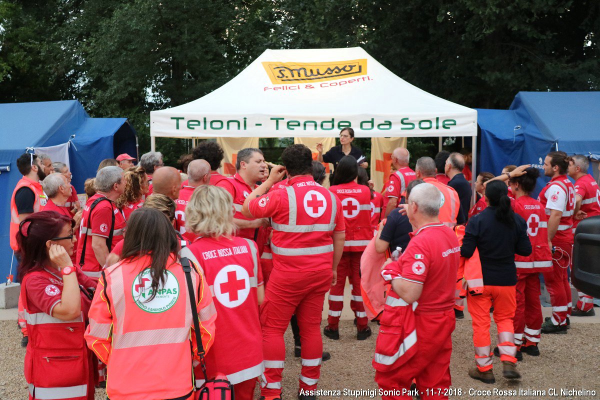 Aeroporto di Levaldigi (CN) 2018 - Esercitazione di Soccorso interforze - Croce Rossa Italiana- Comitato Regionale del Piemonte