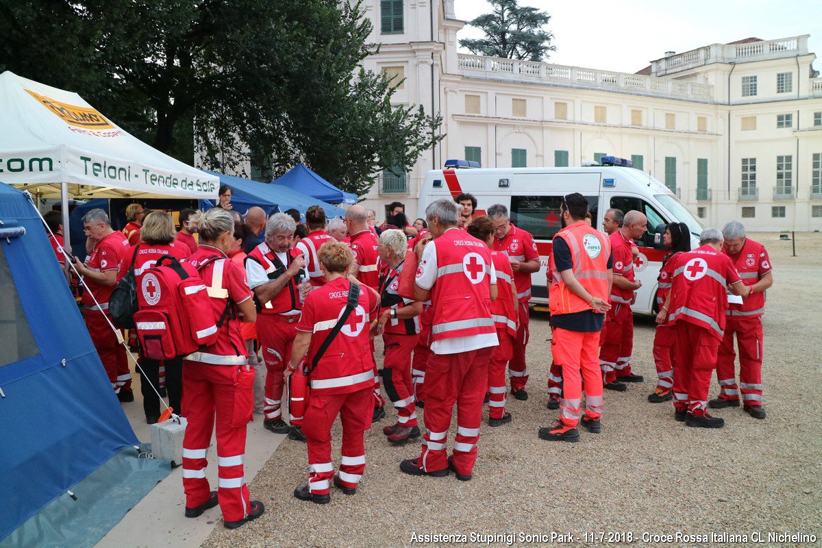 Aeroporto di Levaldigi (CN) 2018 - Esercitazione di Soccorso interforze - Croce Rossa Italiana- Comitato Regionale del Piemonte