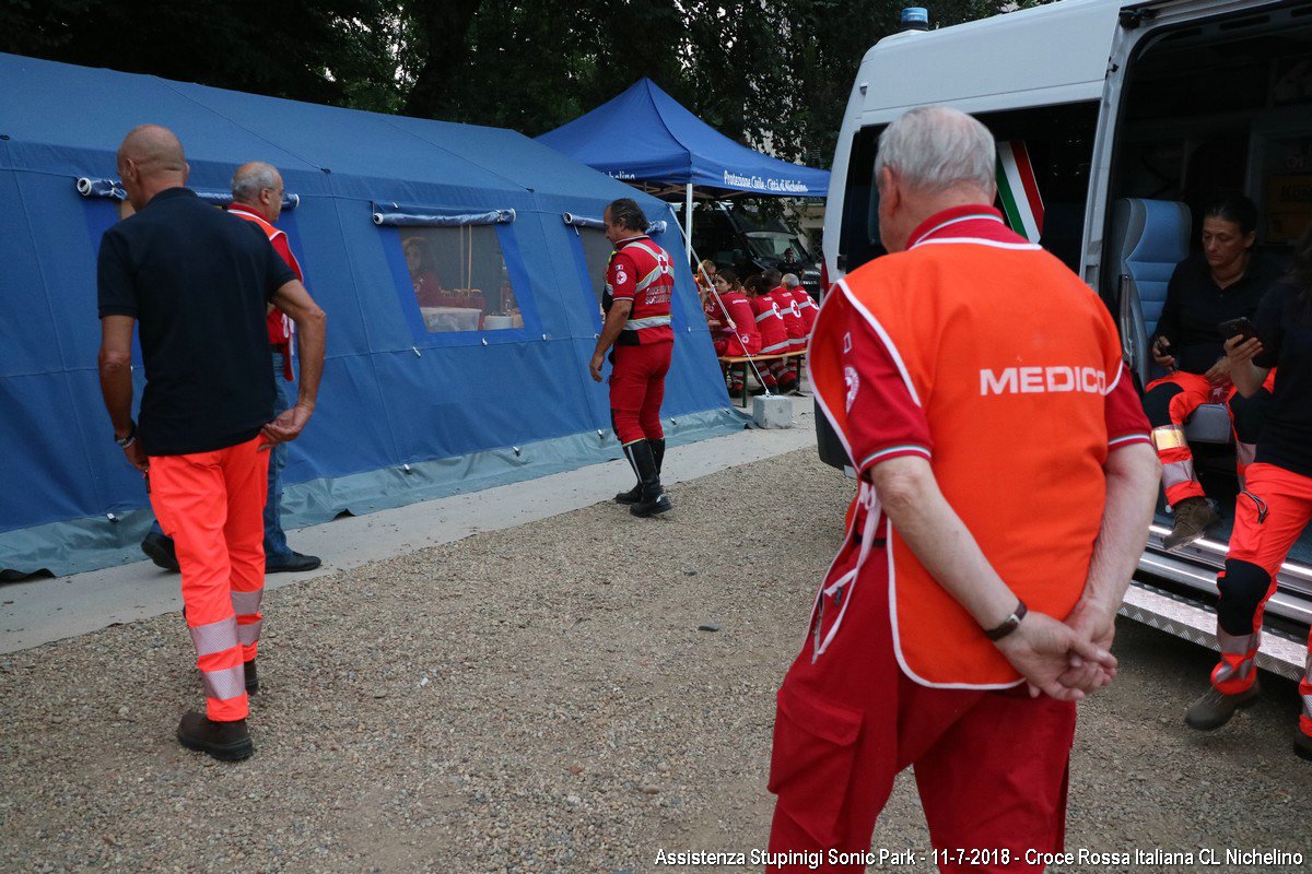 Aeroporto di Levaldigi (CN) 2018 - Esercitazione di Soccorso interforze - Croce Rossa Italiana- Comitato Regionale del Piemonte