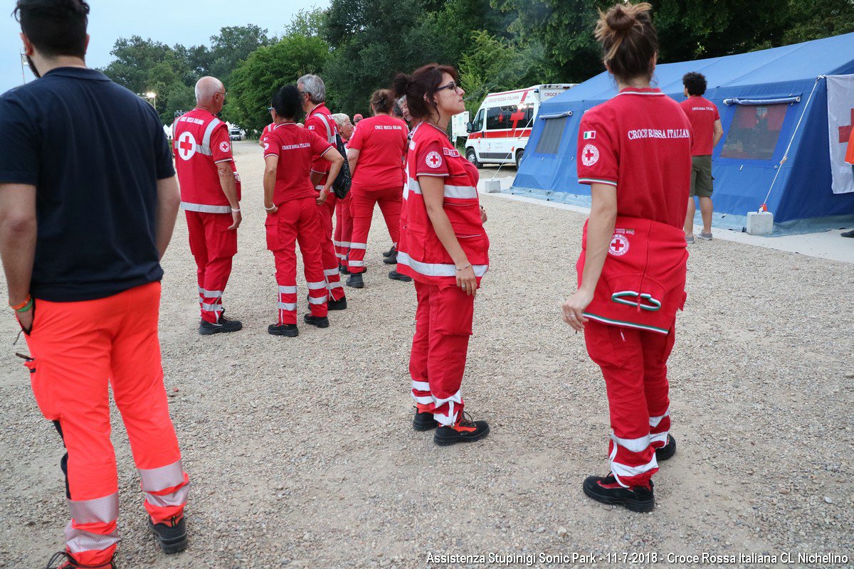 Aeroporto di Levaldigi (CN) 2018 - Esercitazione di Soccorso interforze - Croce Rossa Italiana- Comitato Regionale del Piemonte