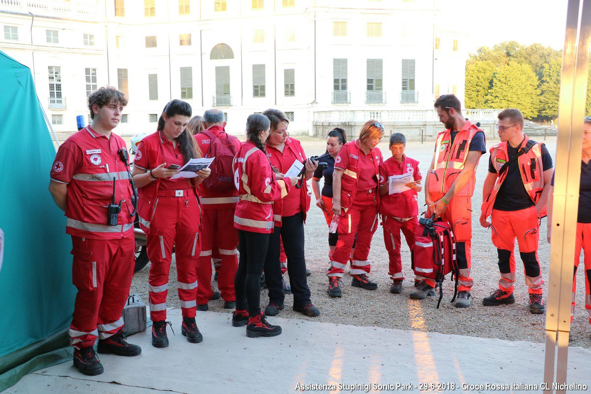 Aeroporto di Levaldigi (CN) 2018 - Esercitazione di Soccorso interforze - Croce Rossa Italiana- Comitato Regionale del Piemonte