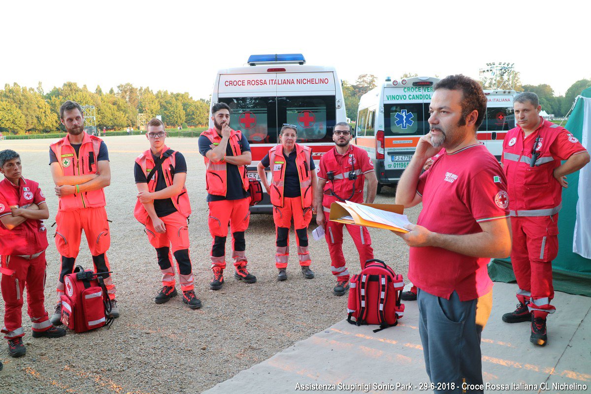 Aeroporto di Levaldigi (CN) 2018 - Esercitazione di Soccorso interforze - Croce Rossa Italiana- Comitato Regionale del Piemonte