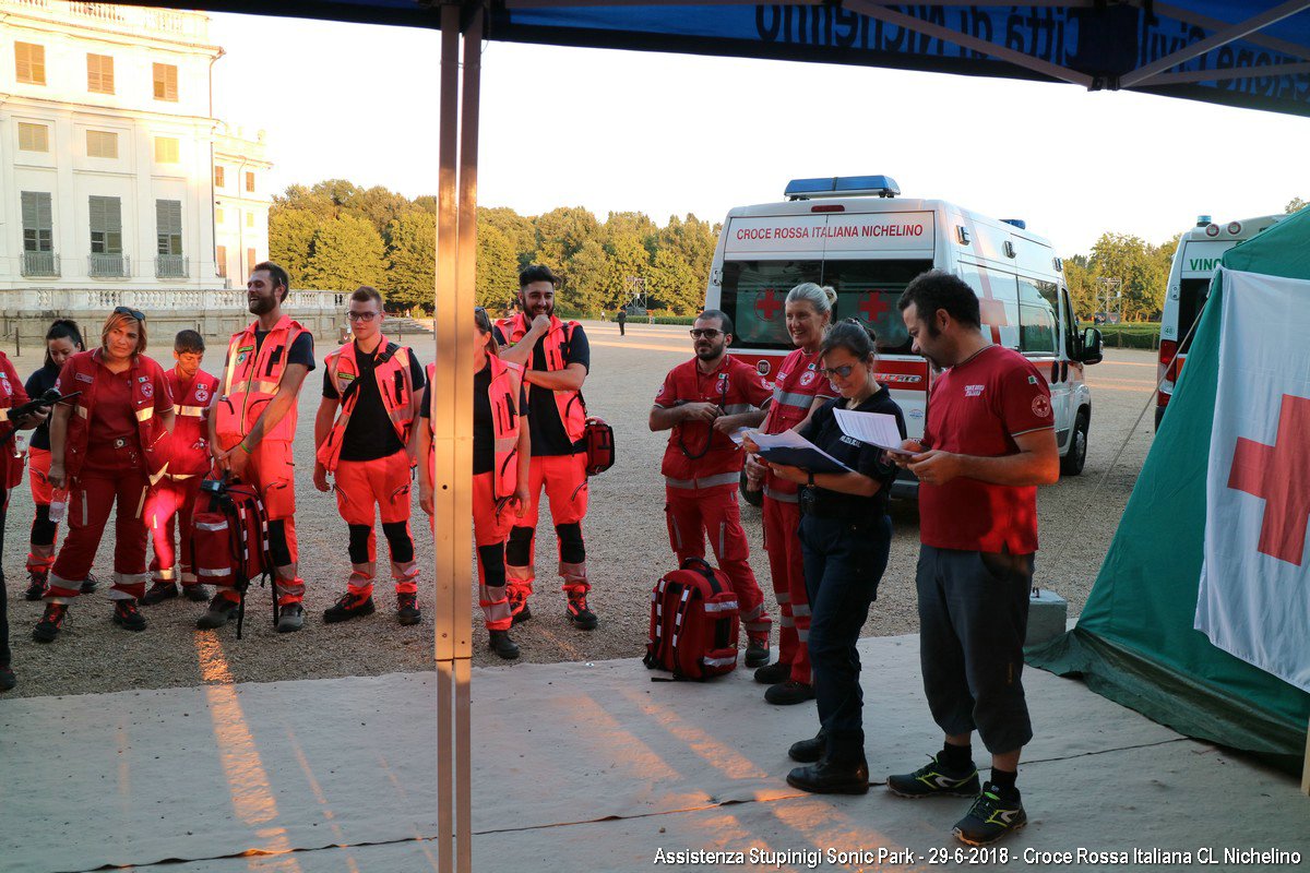 Aeroporto di Levaldigi (CN) 2018 - Esercitazione di Soccorso interforze - Croce Rossa Italiana- Comitato Regionale del Piemonte