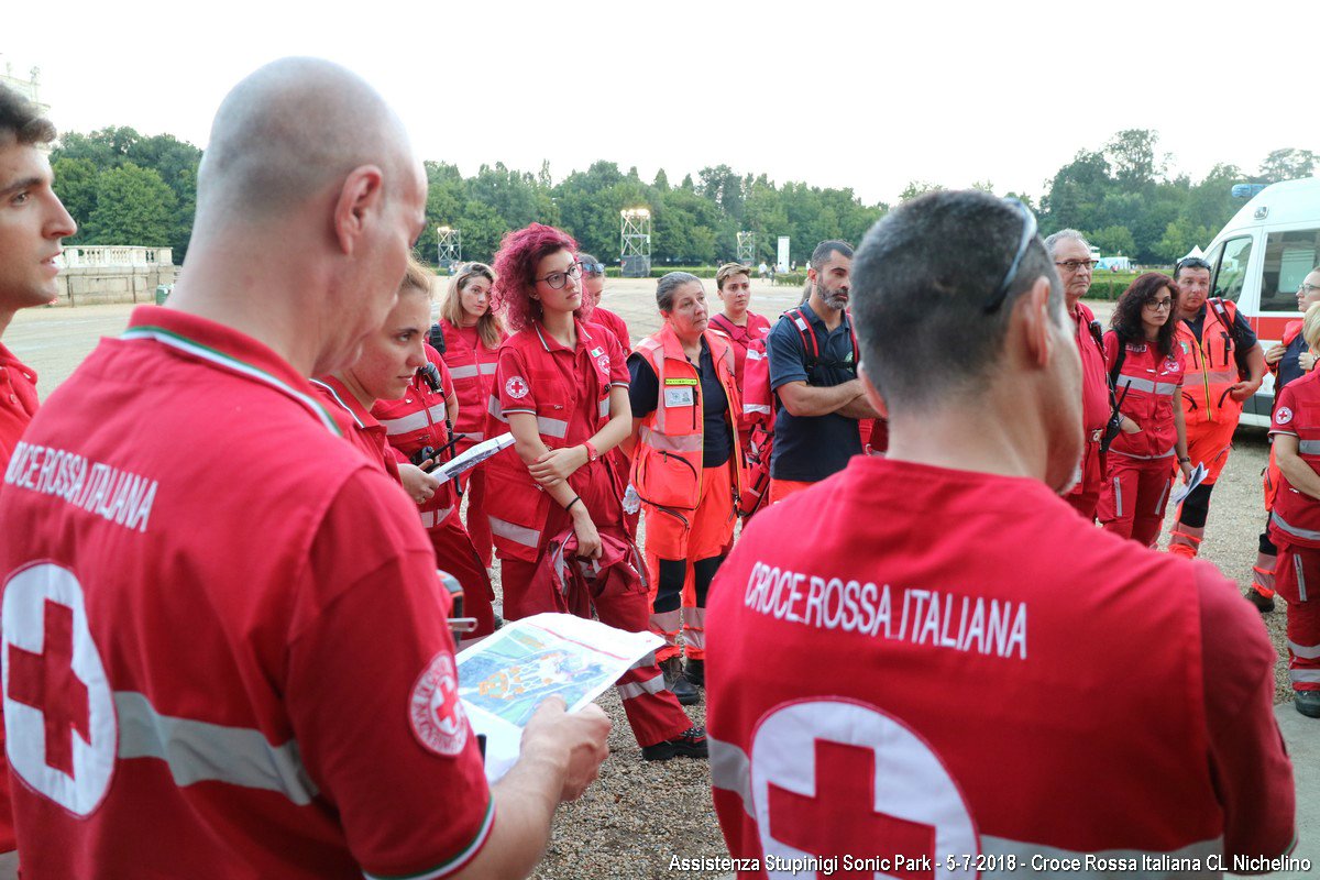 Aeroporto di Levaldigi (CN) 2018 - Esercitazione di Soccorso interforze - Croce Rossa Italiana- Comitato Regionale del Piemonte