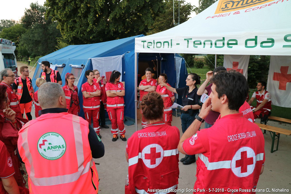 Aeroporto di Levaldigi (CN) 2018 - Esercitazione di Soccorso interforze - Croce Rossa Italiana- Comitato Regionale del Piemonte