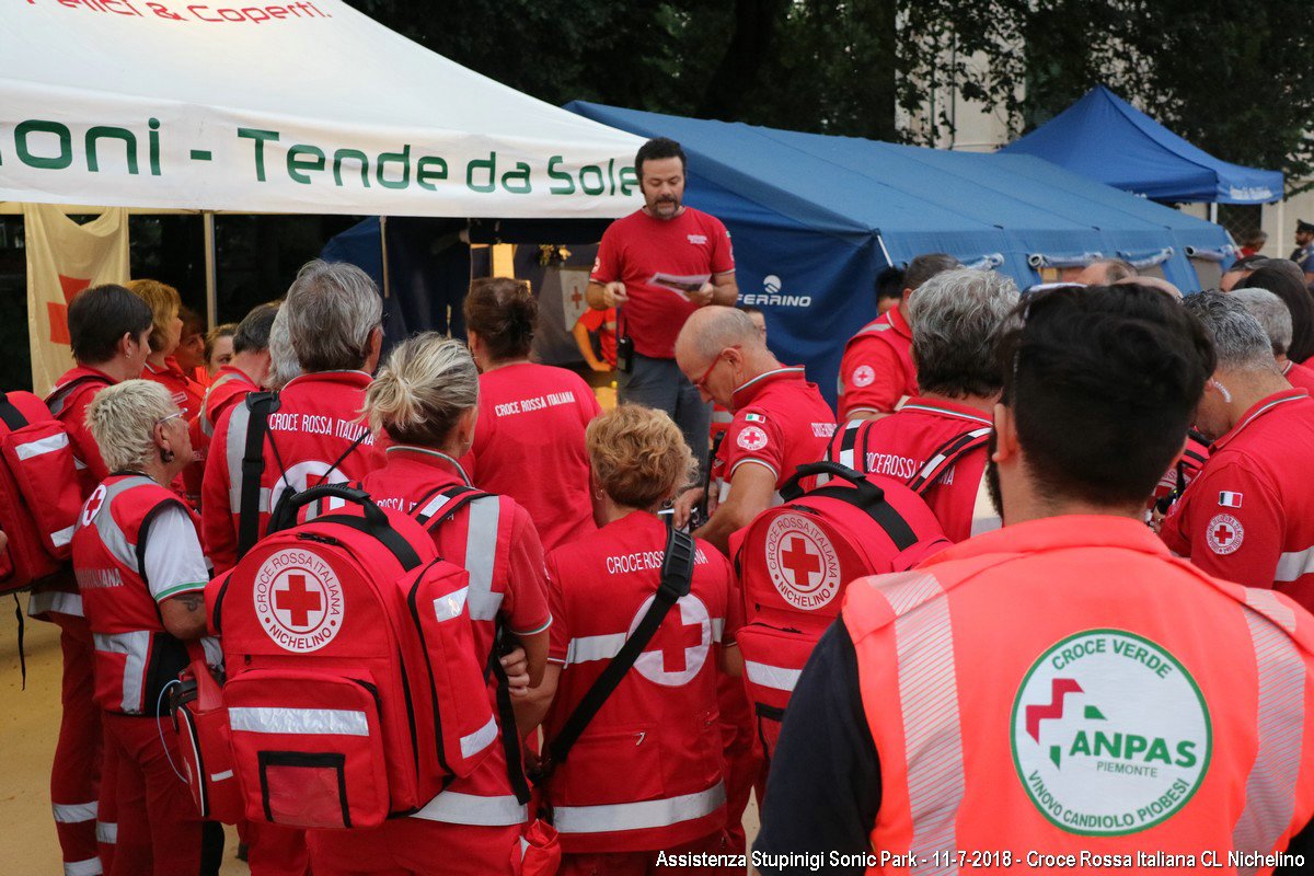 Aeroporto di Levaldigi (CN) 2018 - Esercitazione di Soccorso interforze - Croce Rossa Italiana- Comitato Regionale del Piemonte