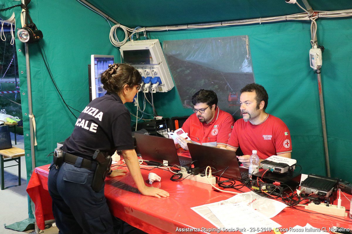 Aeroporto di Levaldigi (CN) 2018 - Esercitazione di Soccorso interforze - Croce Rossa Italiana- Comitato Regionale del Piemonte