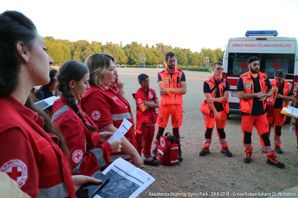 Aeroporto di Levaldigi (CN) 2018 - Esercitazione di Soccorso interforze - Croce Rossa Italiana- Comitato Regionale del Piemonte