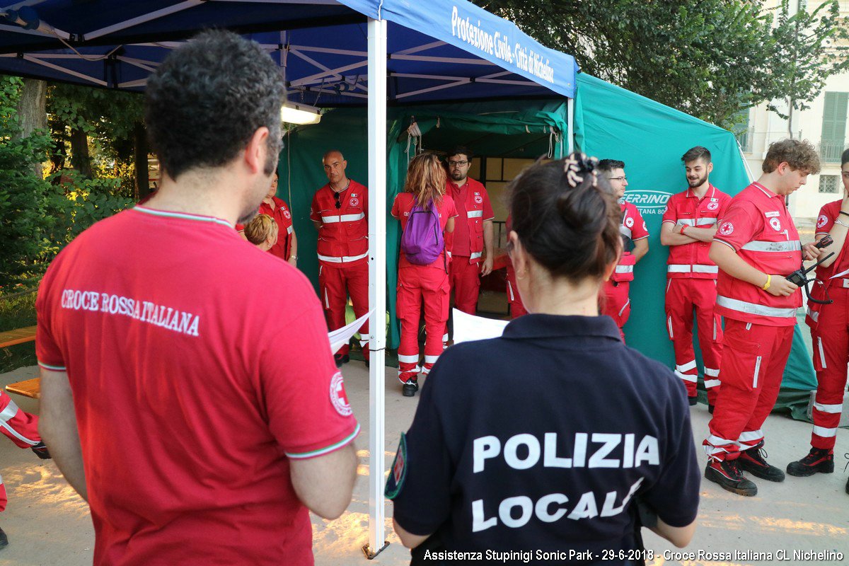 Aeroporto di Levaldigi (CN) 2018 - Esercitazione di Soccorso interforze - Croce Rossa Italiana- Comitato Regionale del Piemonte