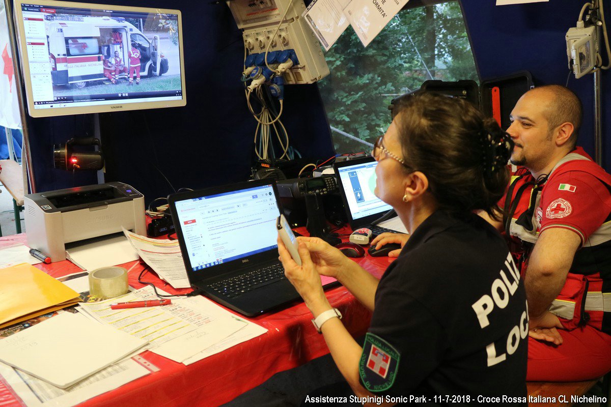 Aeroporto di Levaldigi (CN) 2018 - Esercitazione di Soccorso interforze - Croce Rossa Italiana- Comitato Regionale del Piemonte