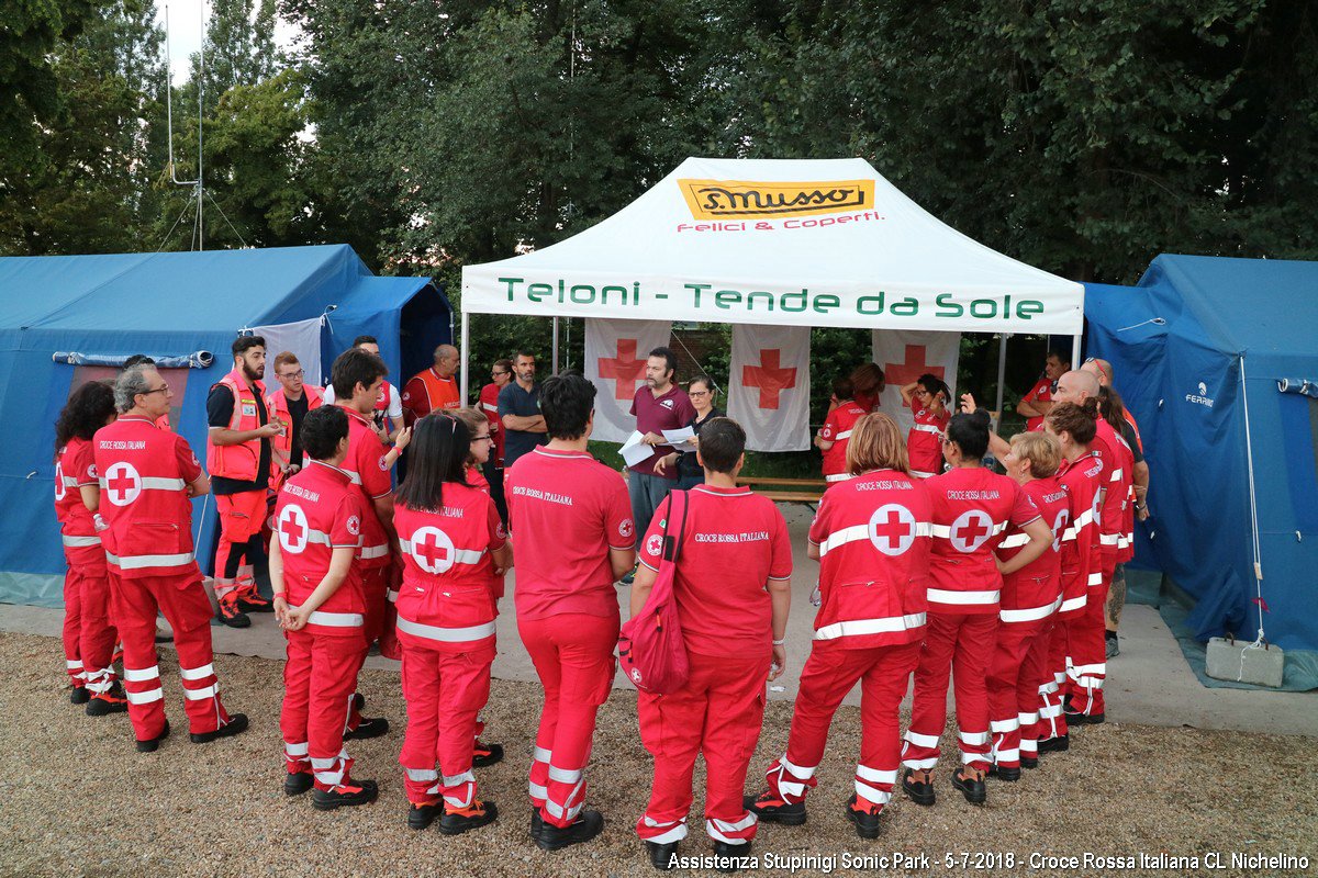 Aeroporto di Levaldigi (CN) 2018 - Esercitazione di Soccorso interforze - Croce Rossa Italiana- Comitato Regionale del Piemonte