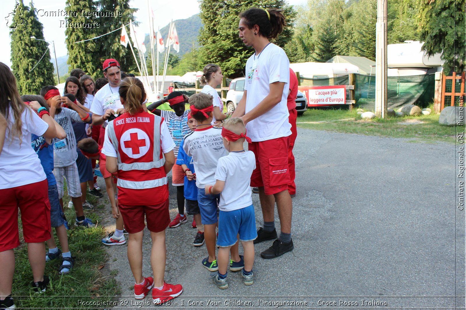 Roccapietra 29 Luglio 2018 - I Care Your Children, l'inaugurazione - Croce Rossa Italiana- Comitato Regionale del Piemonte