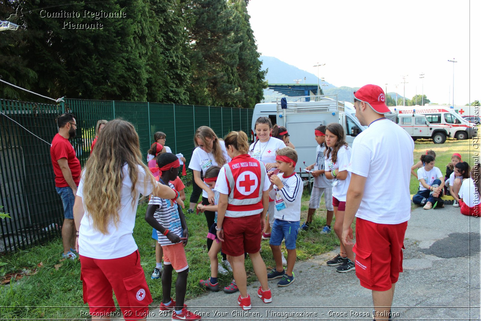 Roccapietra 29 Luglio 2018 - I Care Your Children, l'inaugurazione - Croce Rossa Italiana- Comitato Regionale del Piemonte