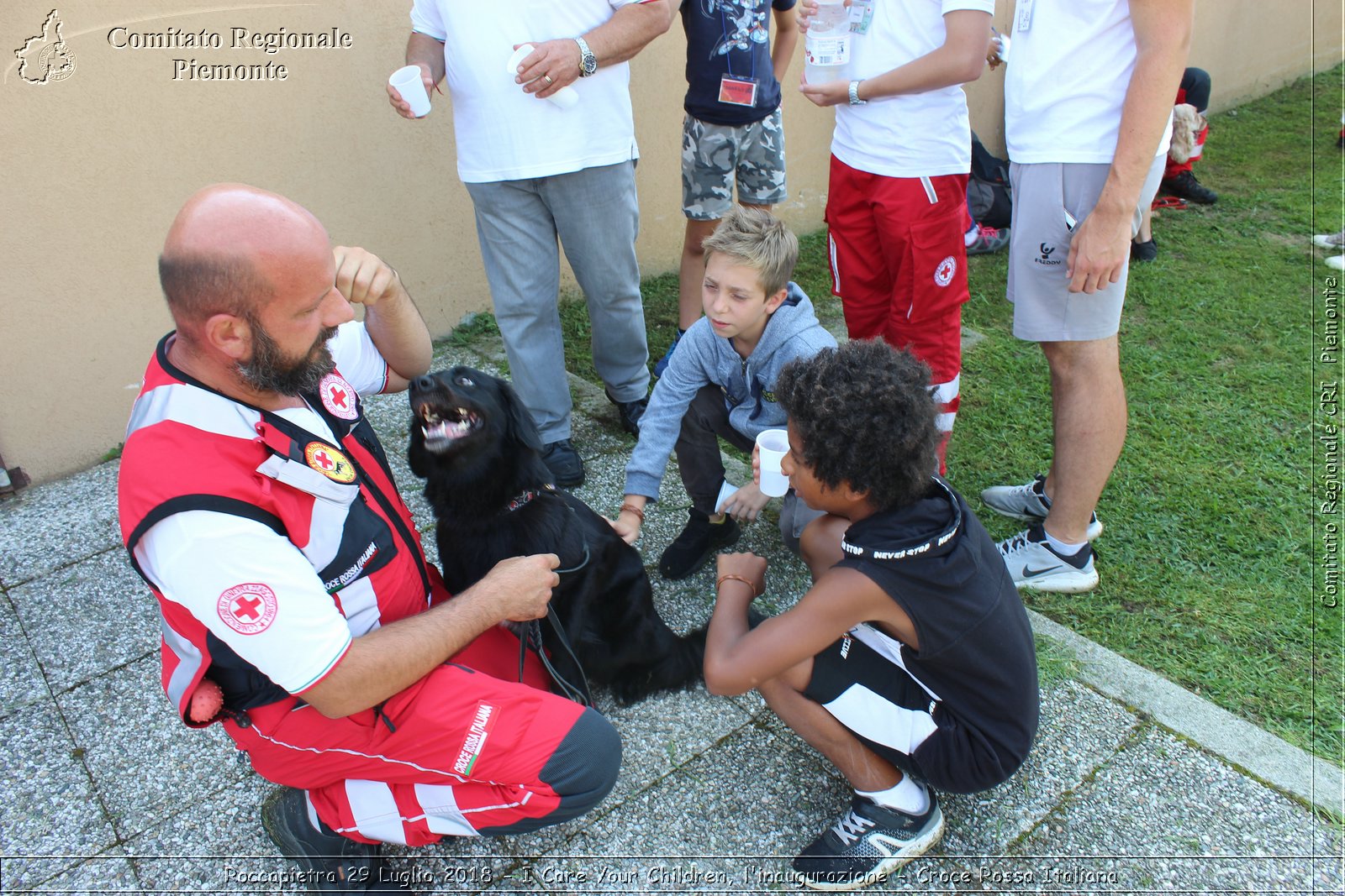 Roccapietra 29 Luglio 2018 - I Care Your Children, l'inaugurazione - Croce Rossa Italiana- Comitato Regionale del Piemonte