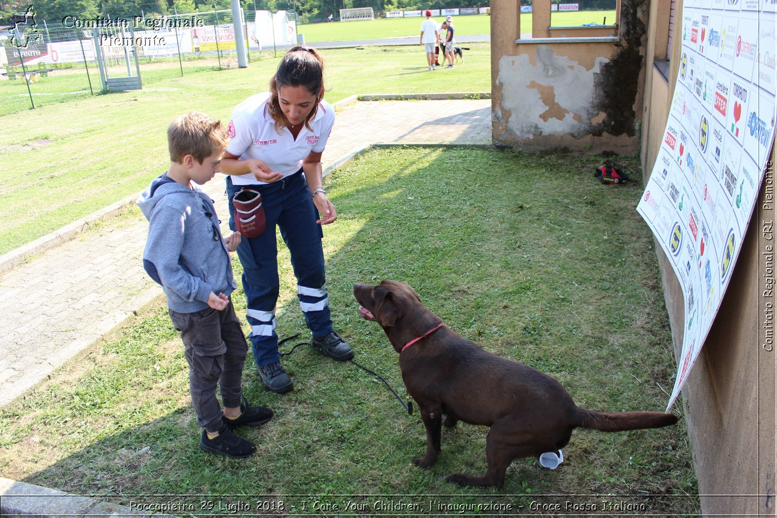 Roccapietra 29 Luglio 2018 - I Care Your Children, l'inaugurazione - Croce Rossa Italiana- Comitato Regionale del Piemonte