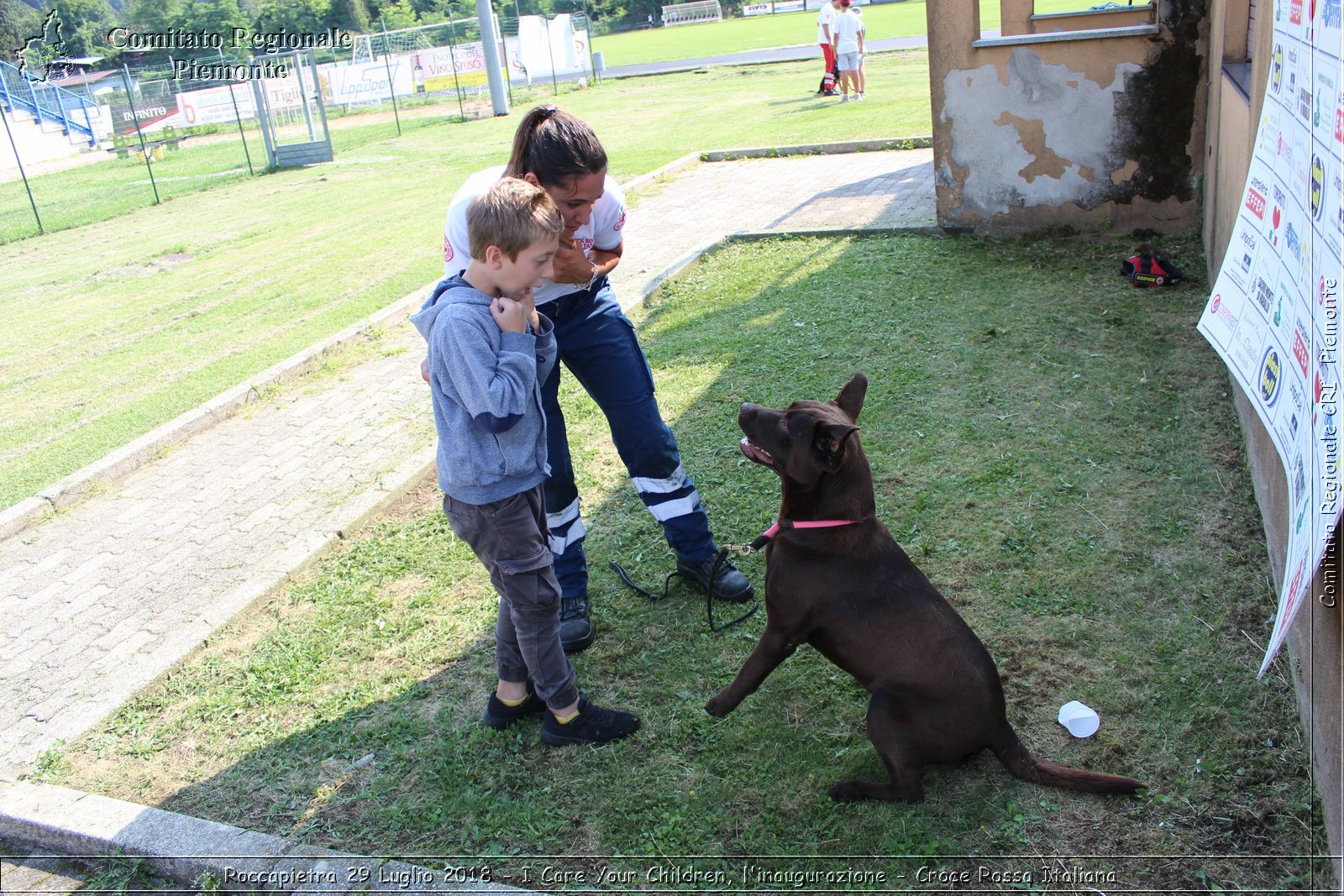 Roccapietra 29 Luglio 2018 - I Care Your Children, l'inaugurazione - Croce Rossa Italiana- Comitato Regionale del Piemonte