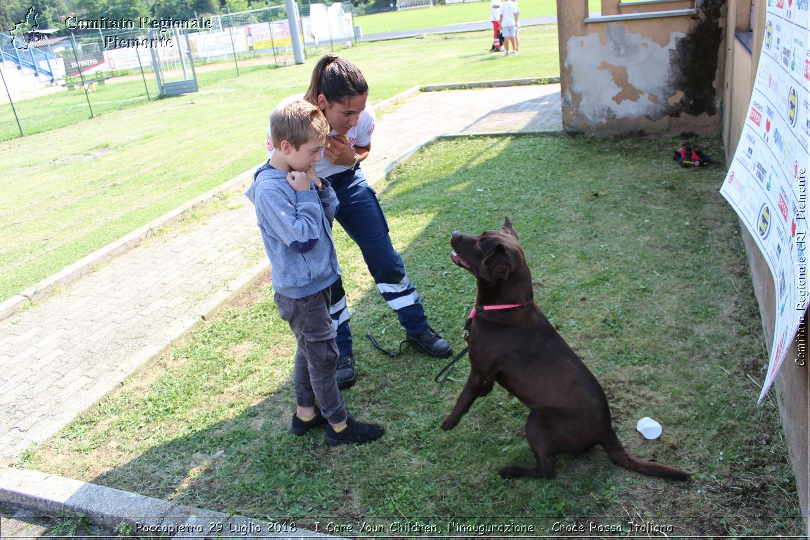 Roccapietra 29 Luglio 2018 - I Care Your Children, l'inaugurazione - Croce Rossa Italiana- Comitato Regionale del Piemonte