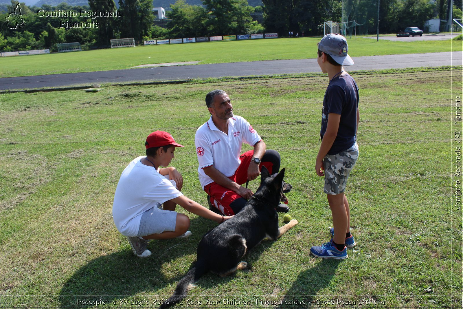 Roccapietra 29 Luglio 2018 - I Care Your Children, l'inaugurazione - Croce Rossa Italiana- Comitato Regionale del Piemonte