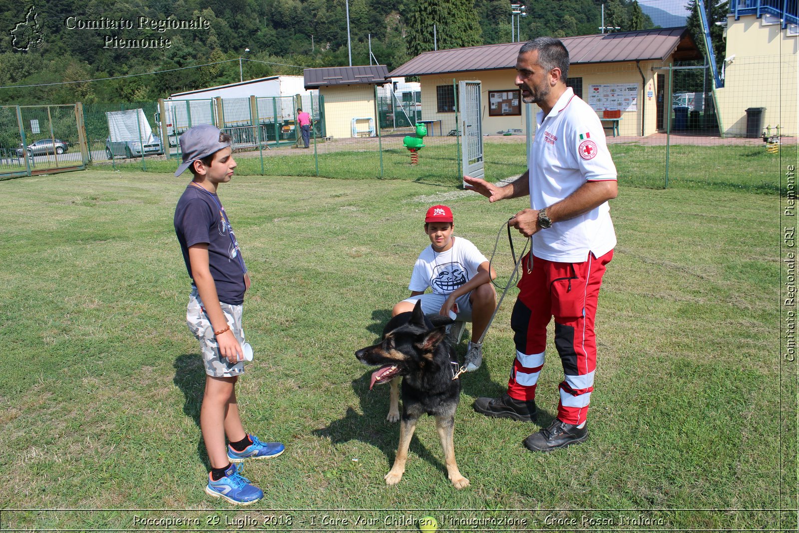 Roccapietra 29 Luglio 2018 - I Care Your Children, l'inaugurazione - Croce Rossa Italiana- Comitato Regionale del Piemonte