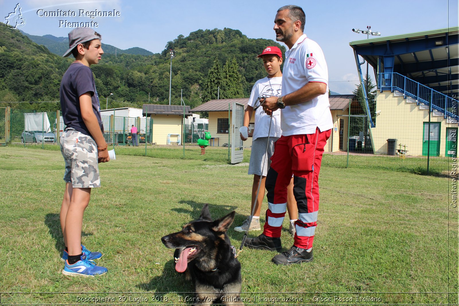 Roccapietra 29 Luglio 2018 - I Care Your Children, l'inaugurazione - Croce Rossa Italiana- Comitato Regionale del Piemonte