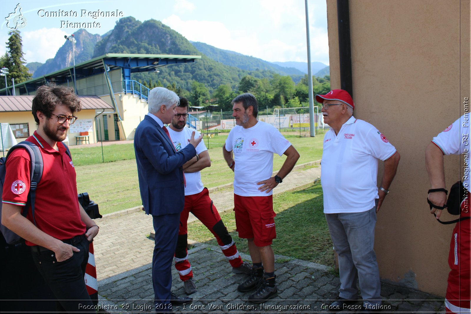 Roccapietra 29 Luglio 2018 - I Care Your Children, l'inaugurazione - Croce Rossa Italiana- Comitato Regionale del Piemonte