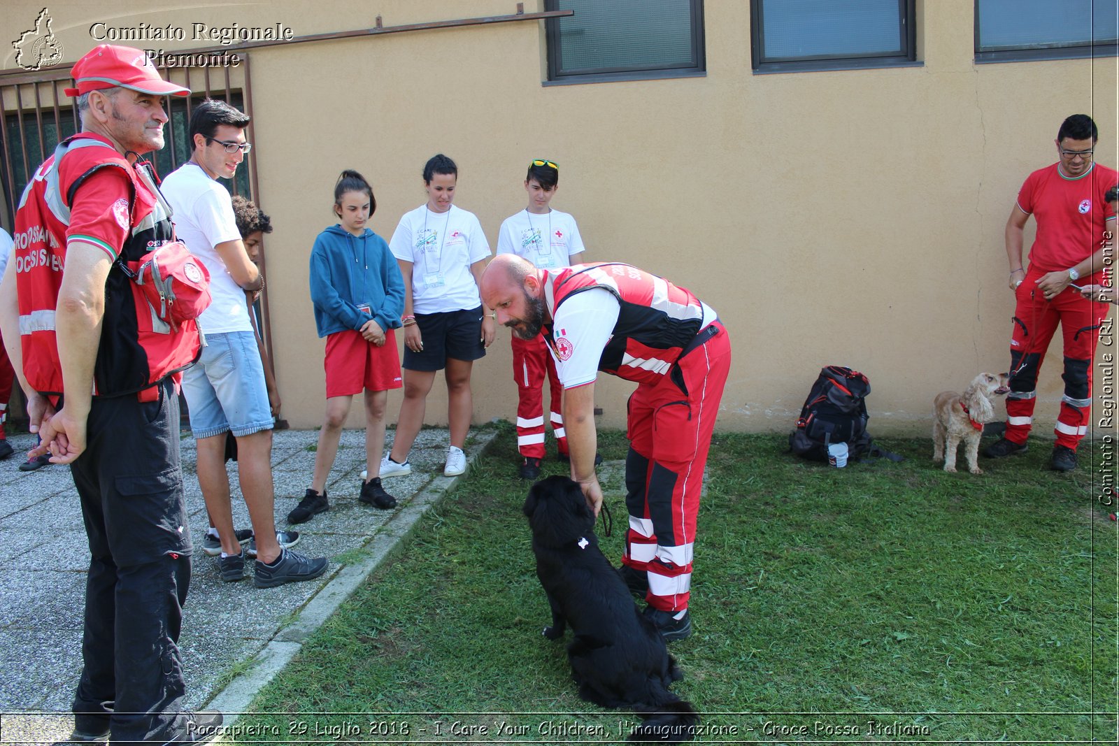 Roccapietra 29 Luglio 2018 - I Care Your Children, l'inaugurazione - Croce Rossa Italiana- Comitato Regionale del Piemonte