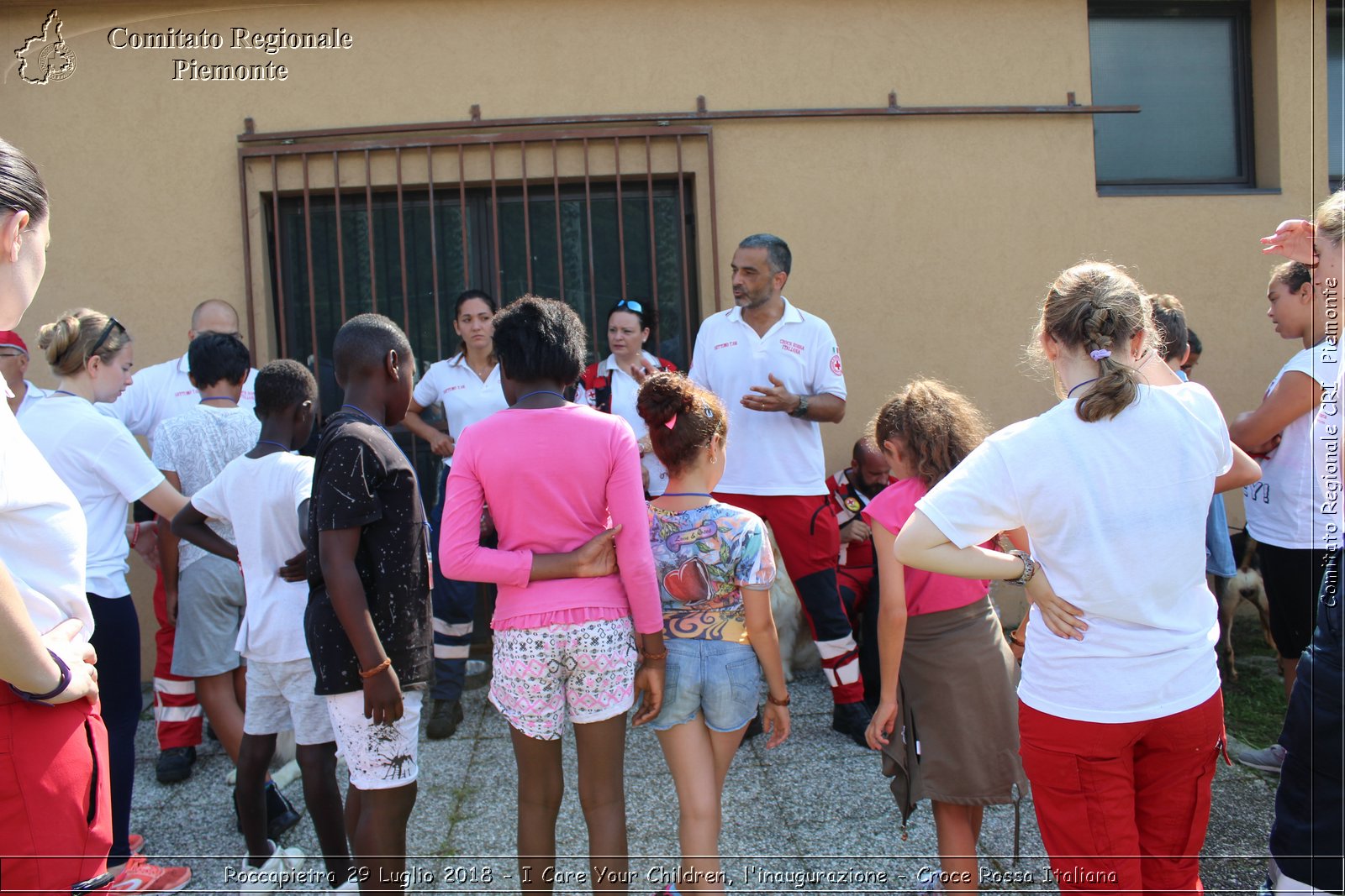 Roccapietra 29 Luglio 2018 - I Care Your Children, l'inaugurazione - Croce Rossa Italiana- Comitato Regionale del Piemonte