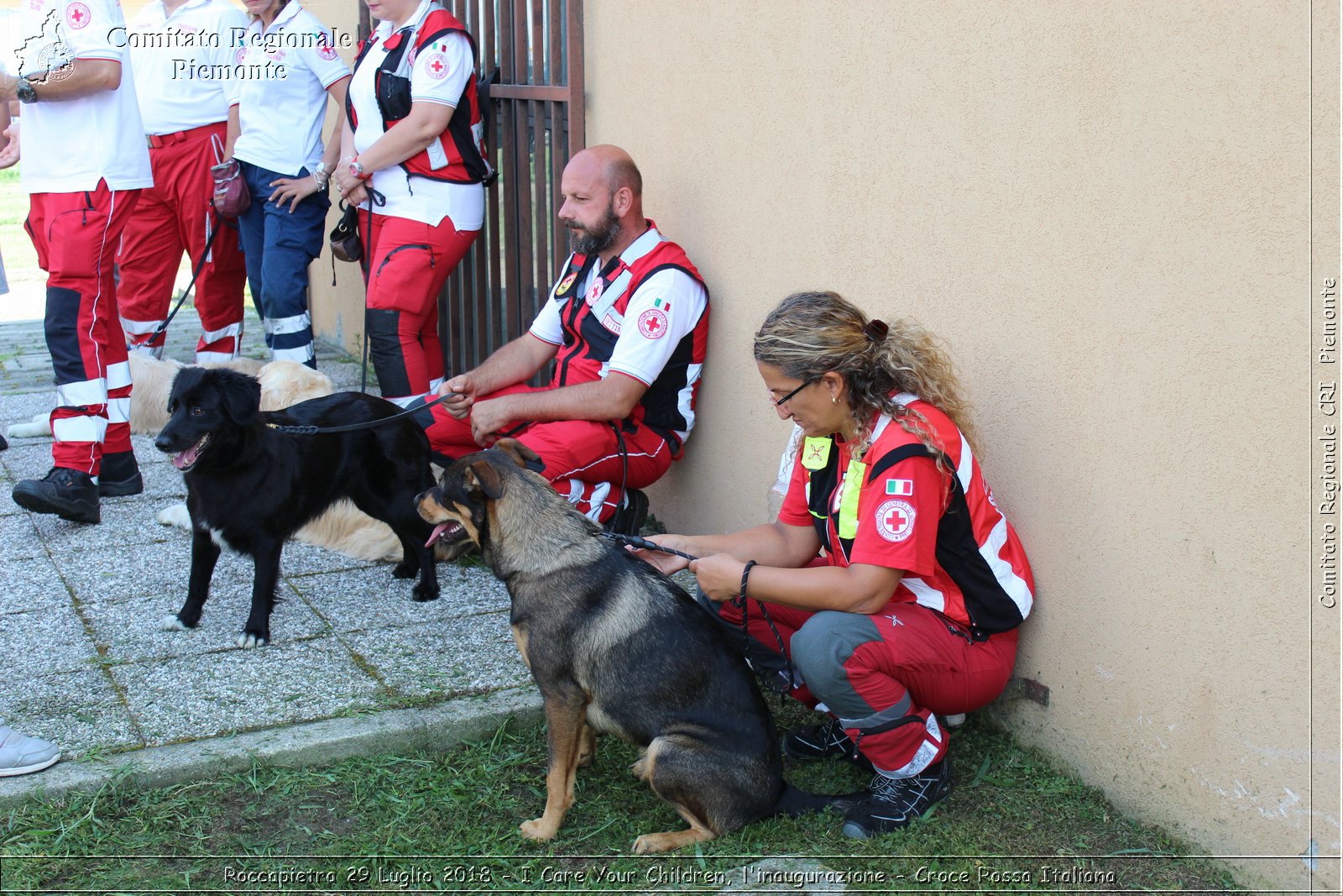 Roccapietra 29 Luglio 2018 - I Care Your Children, l'inaugurazione - Croce Rossa Italiana- Comitato Regionale del Piemonte