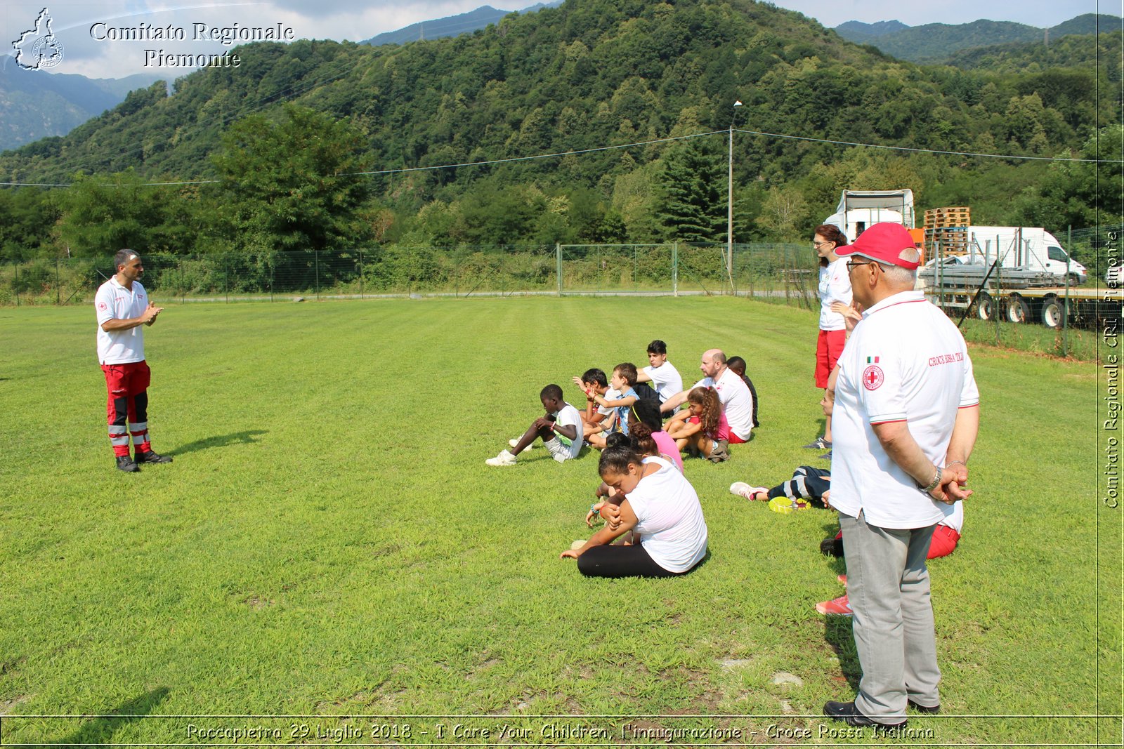 Roccapietra 29 Luglio 2018 - I Care Your Children, l'inaugurazione - Croce Rossa Italiana- Comitato Regionale del Piemonte