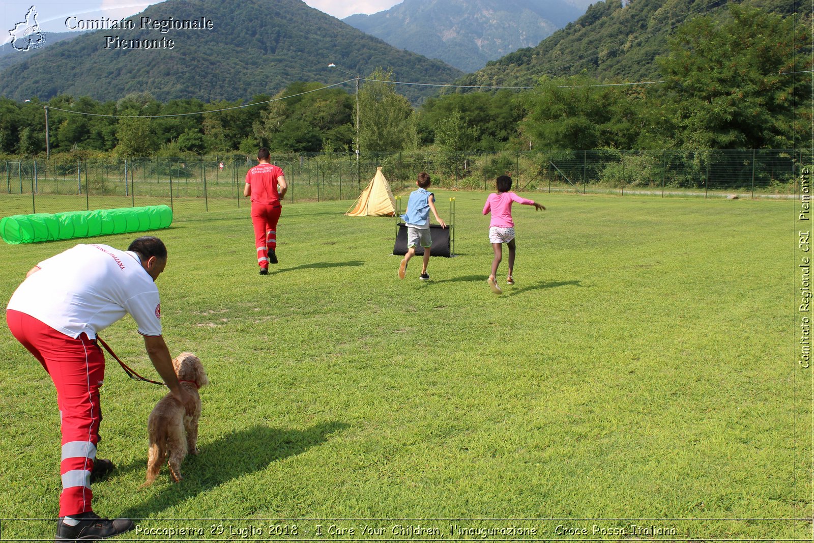 Roccapietra 29 Luglio 2018 - I Care Your Children, l'inaugurazione - Croce Rossa Italiana- Comitato Regionale del Piemonte